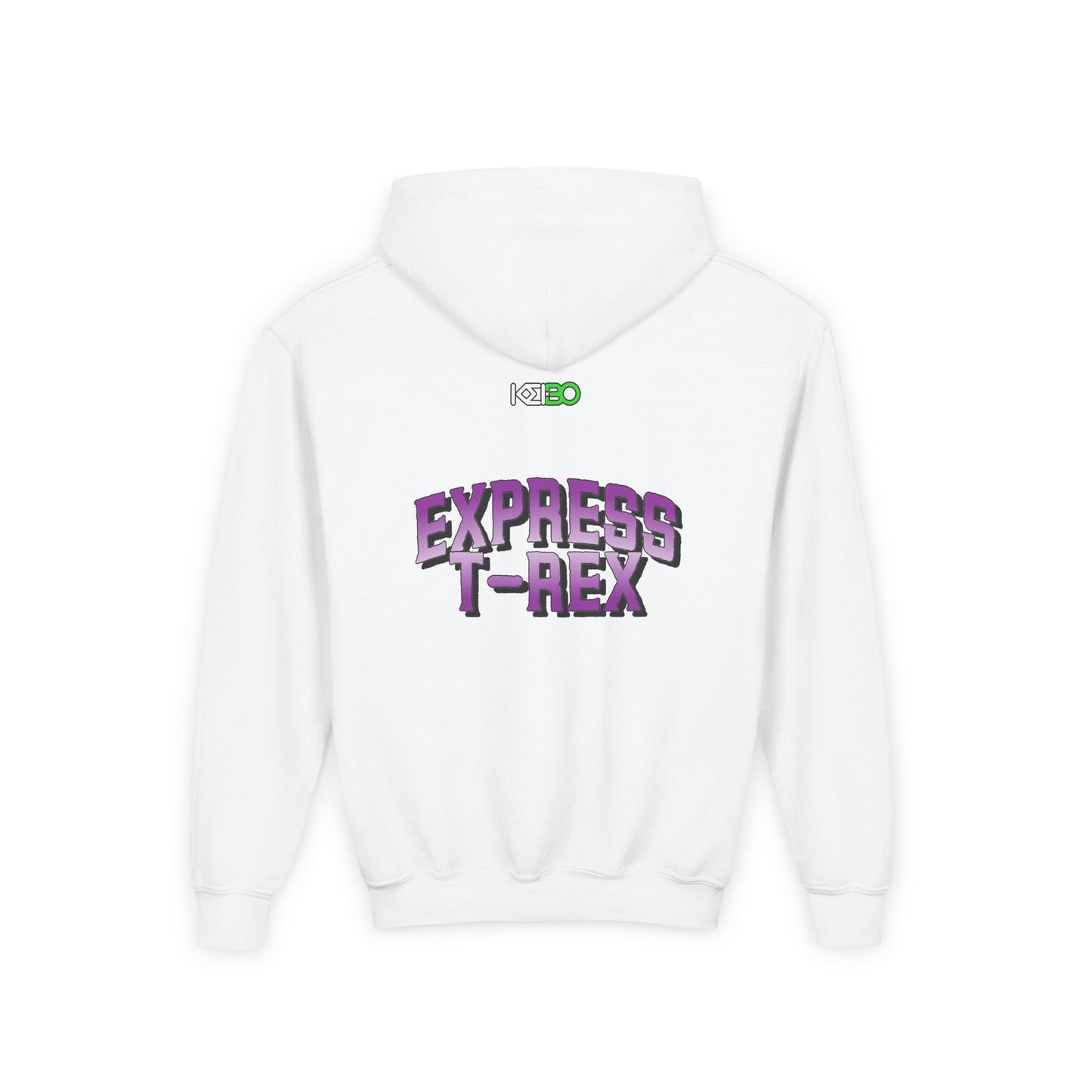 Youth T-Rex Express Hoodie for Boys - Fun & Comfy for Kids