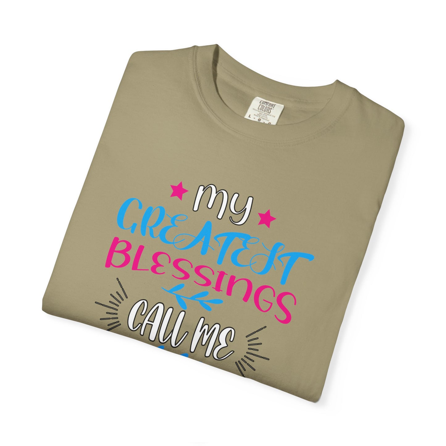 Men's Fatherhood Personalized Blessings T-Shirt