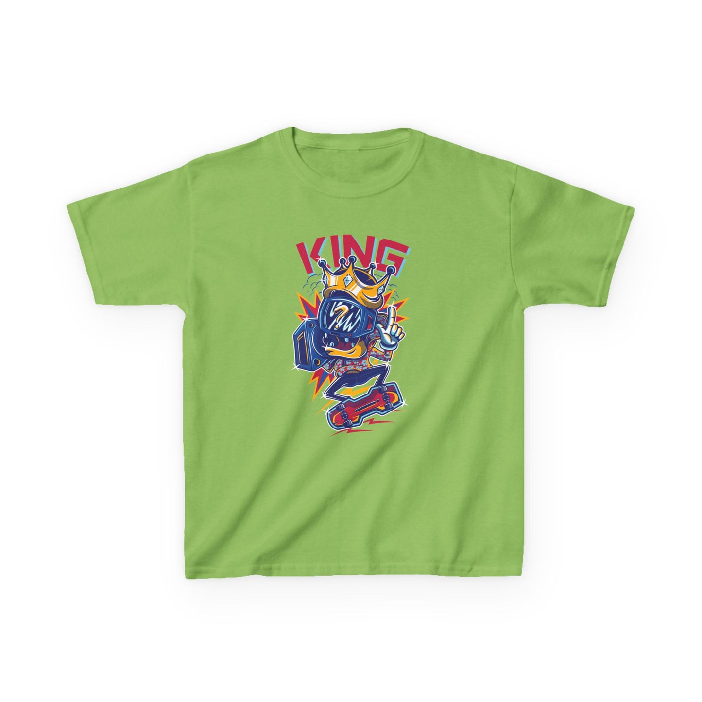 King Kids Tee Fun Graphic Tee for Young Rulers