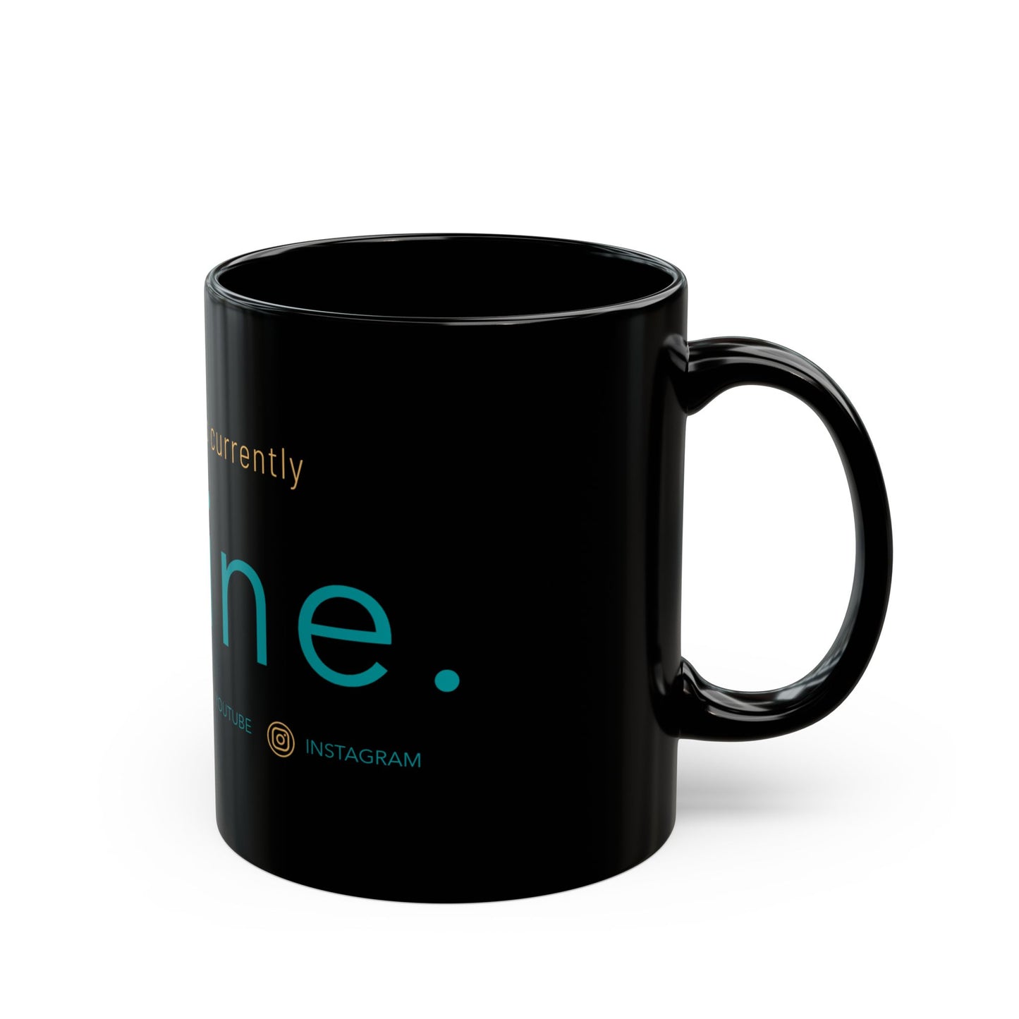 Personalyzed Coffee Mug - #USERNAME Offline - Social Media Break