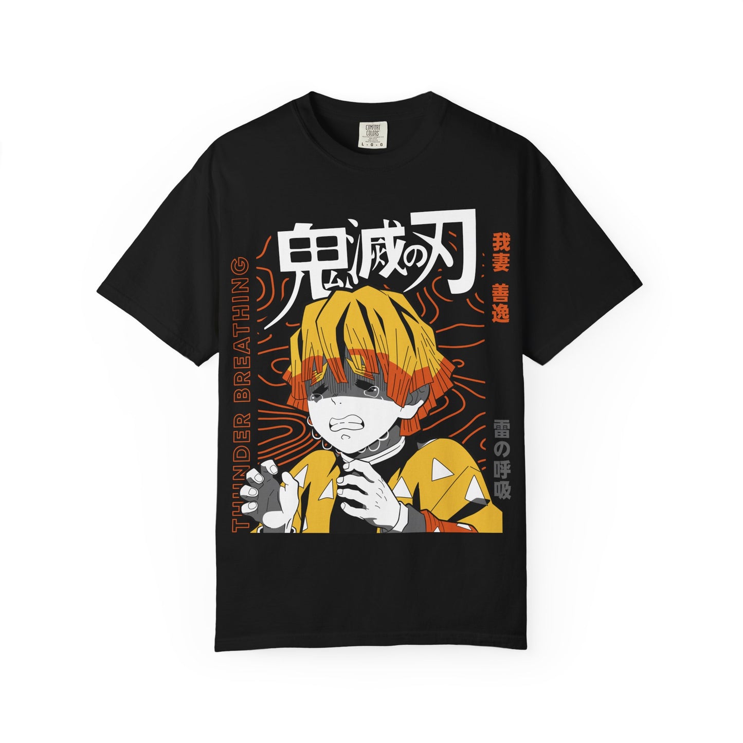Unisex Anime Demon Slayer Inspired T-Shirt Thunder Breathing