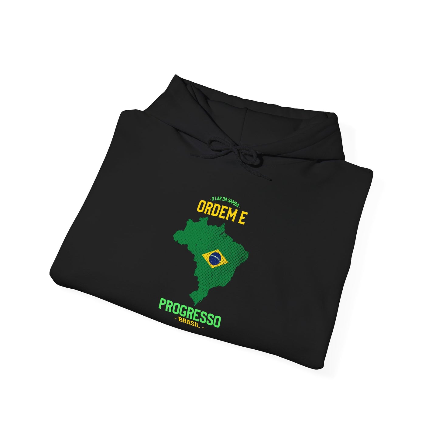 Unisex Hooded Sweatshirt Brazil Inspired 'Ordem e Progresso'