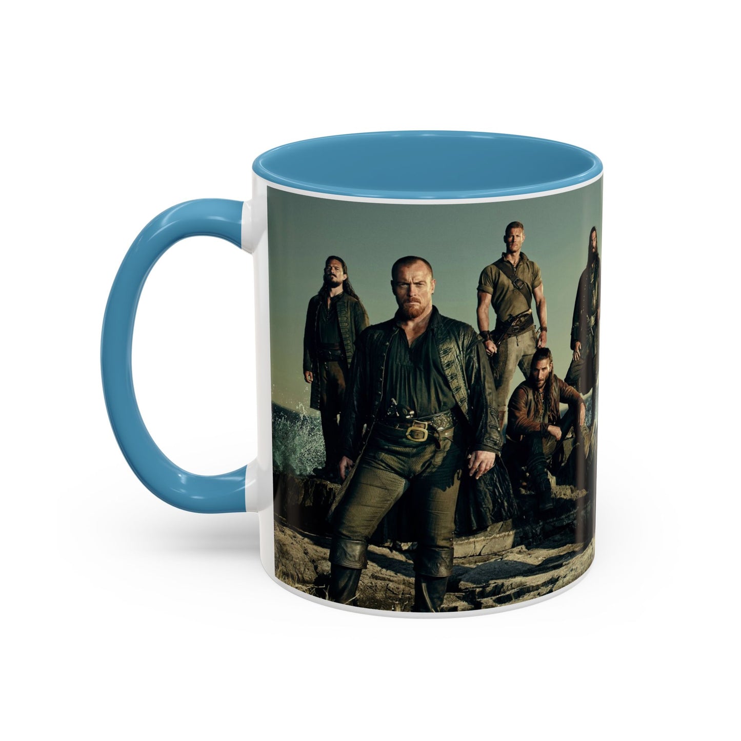 Black Sails Accent Coffee Mug - 11oz & 15oz | For Fans of Adventure & Pirates