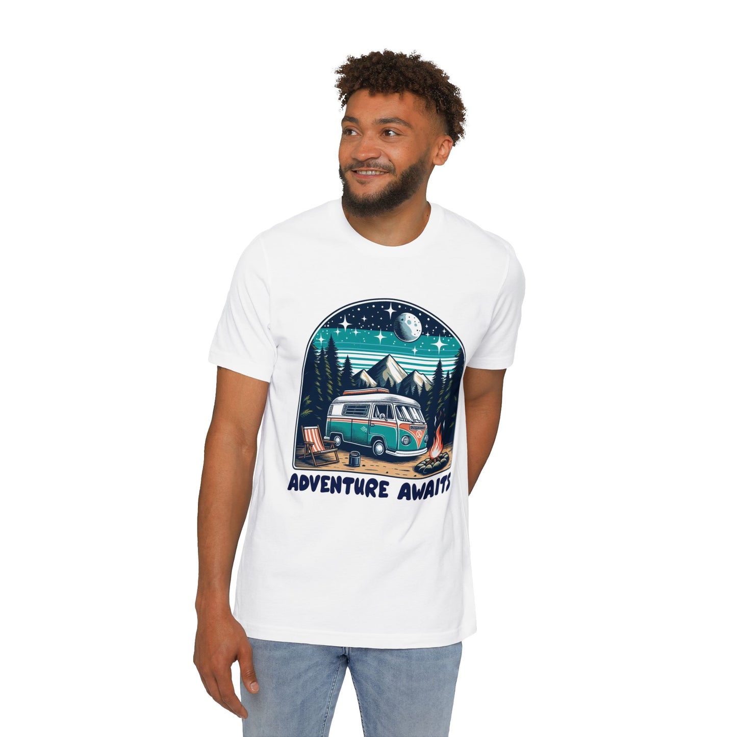 Adventure Awaits Men's T-Shirt - USA-Made Adventure Enthusiast