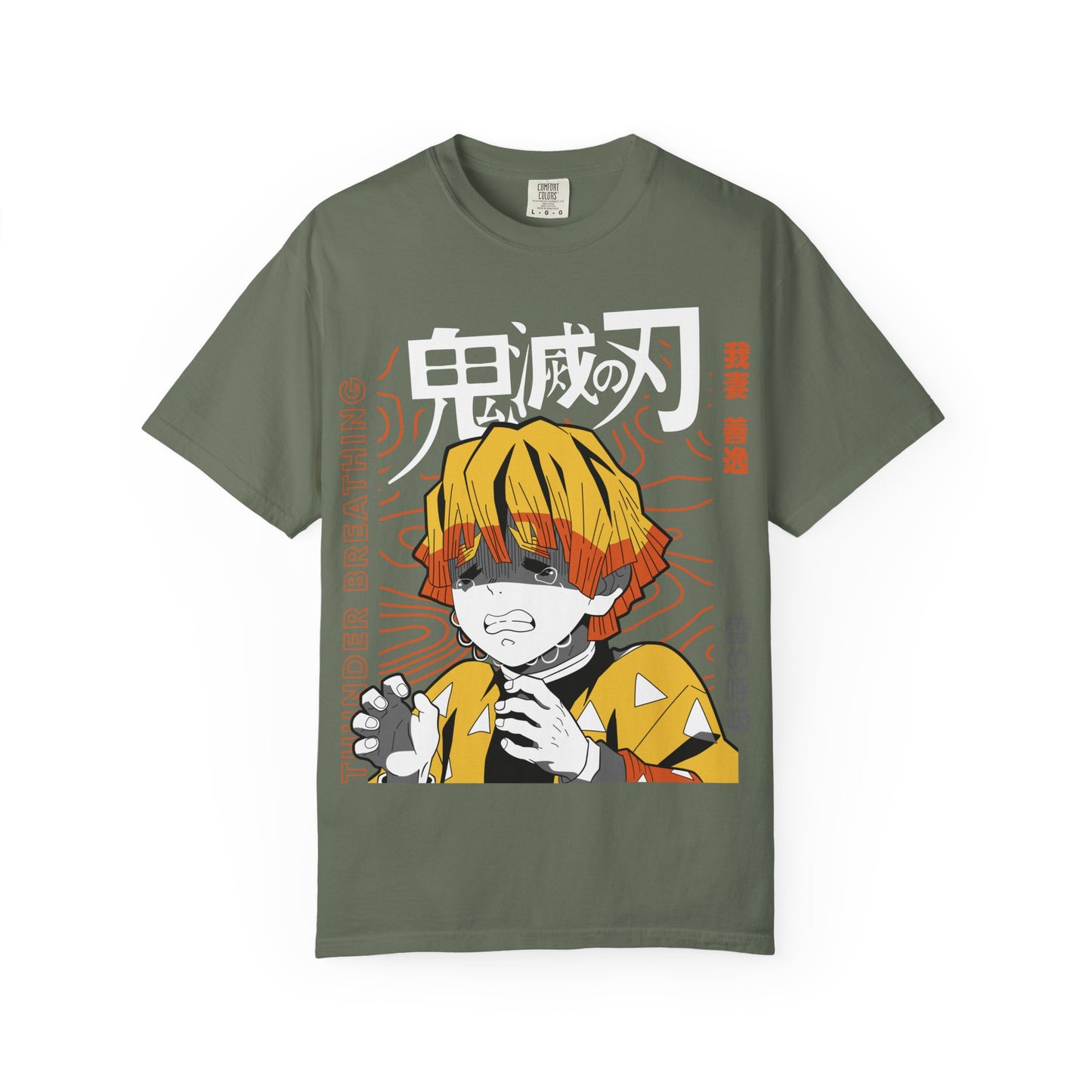 Unisex Anime Demon Slayer Inspired T-Shirt Thunder Breathing
