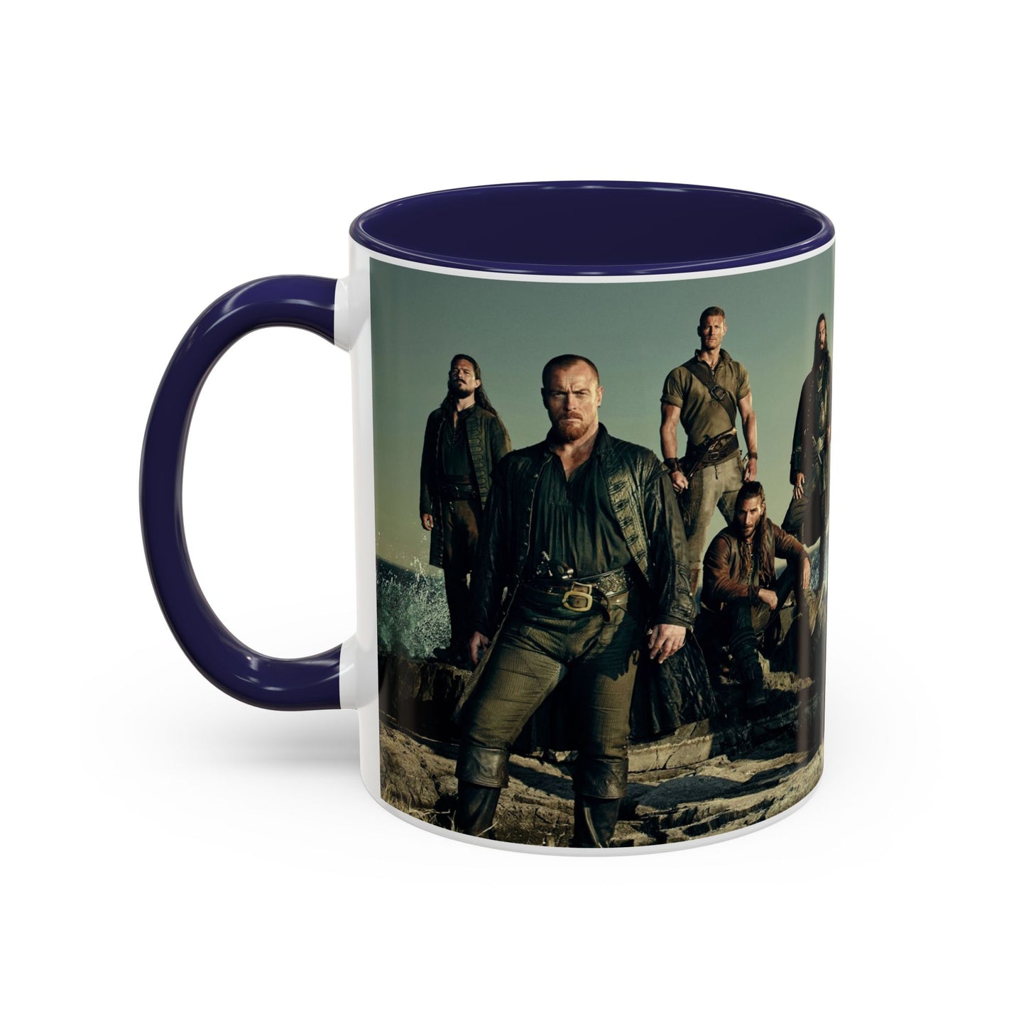 Black Sails Accent Coffee Mug - 11oz & 15oz | For Fans of Adventure & Pirates
