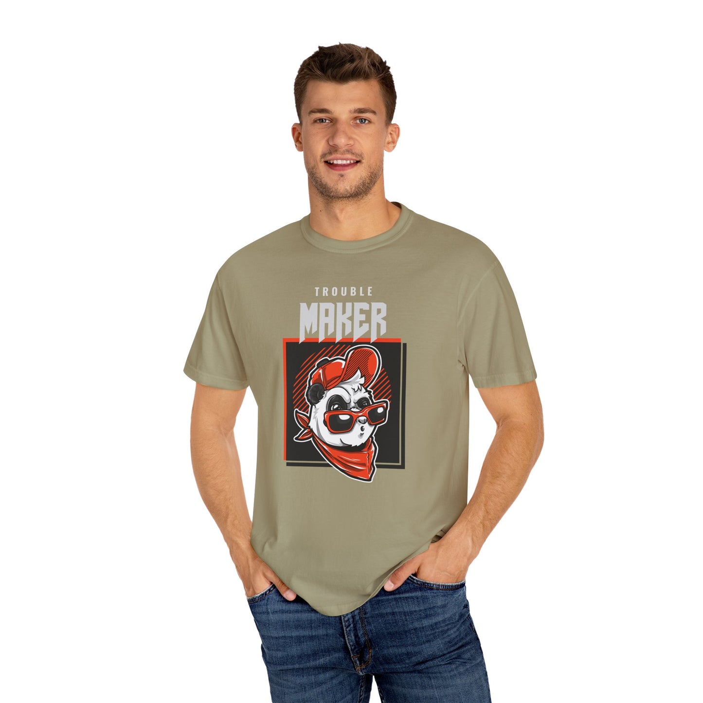 Men's Graphic T-Shirt Trouble Maker Playful & Bold