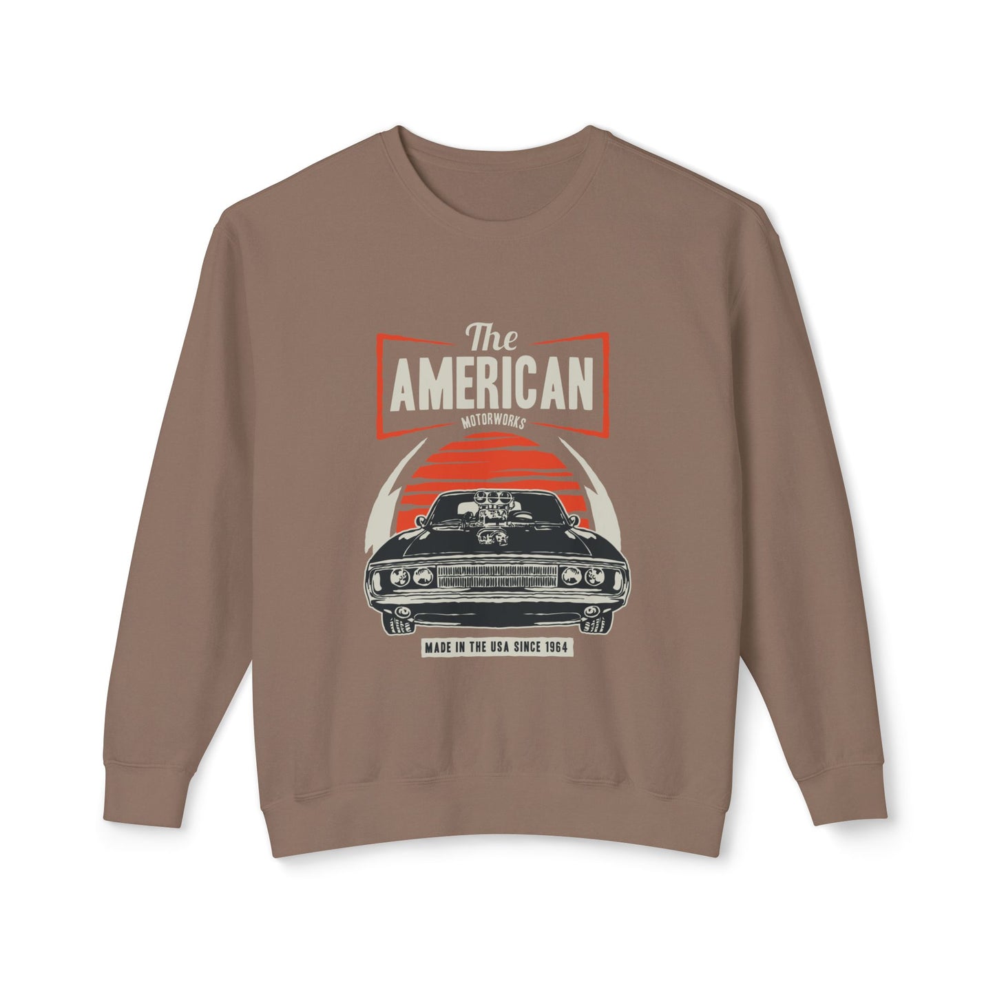 Men's Sweatshirt "The American Vintage Crewneck" Classic Car Fans