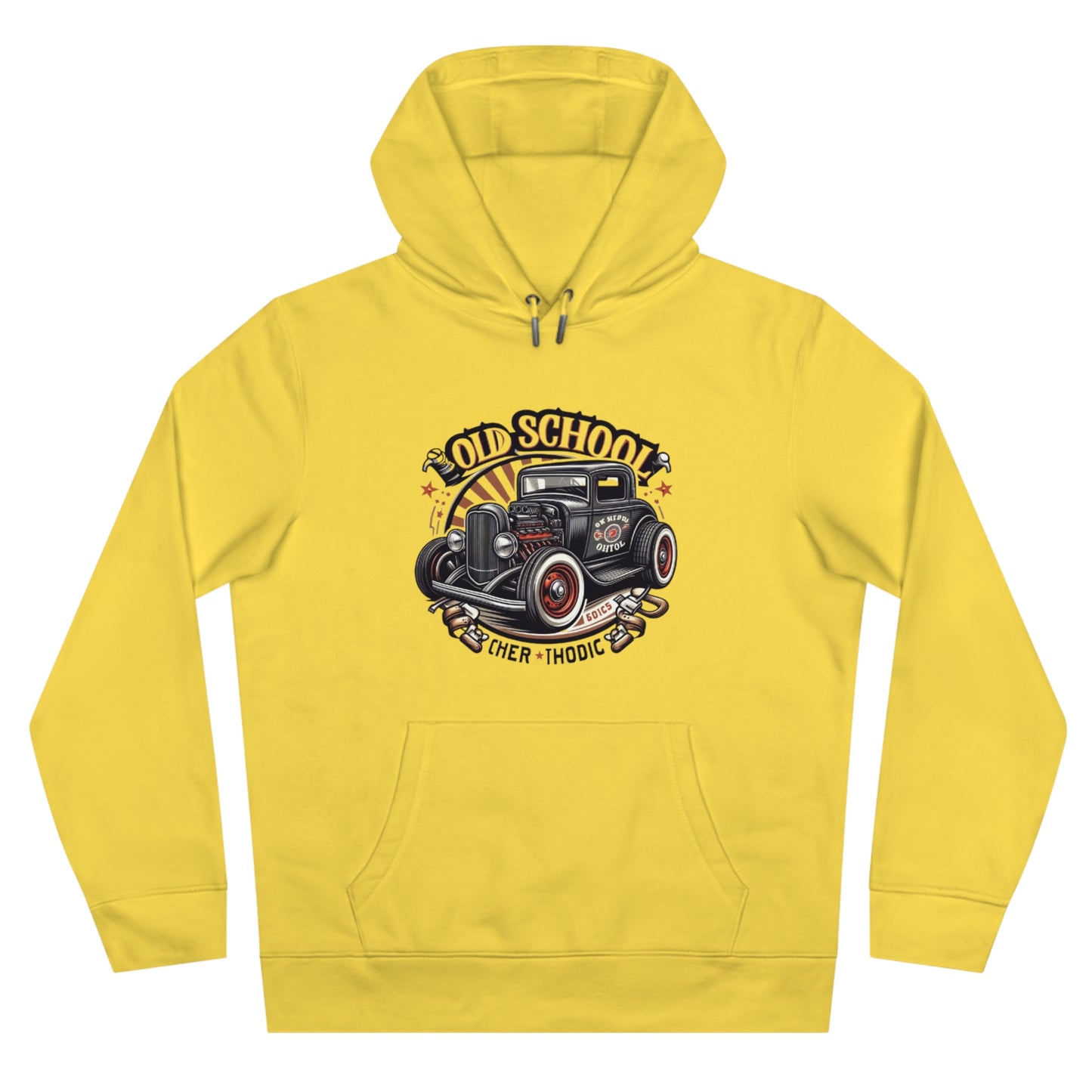 Old School King Hoodie – Vintage Style for Classic Car Enthusiasts