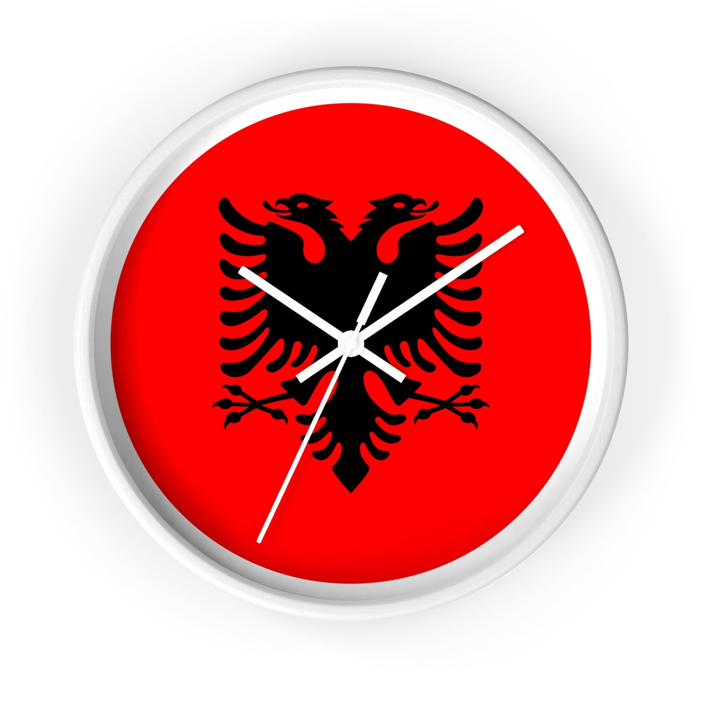 Albanian Eagle Wall Clock | Home Decor | Unique Gift for Albania Enthusiasts