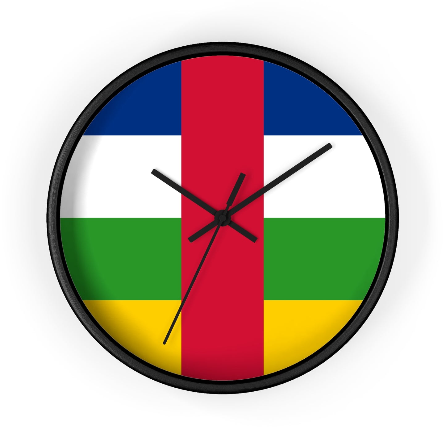Central African Republic Flag Wall Clock - Stylish Home Decor