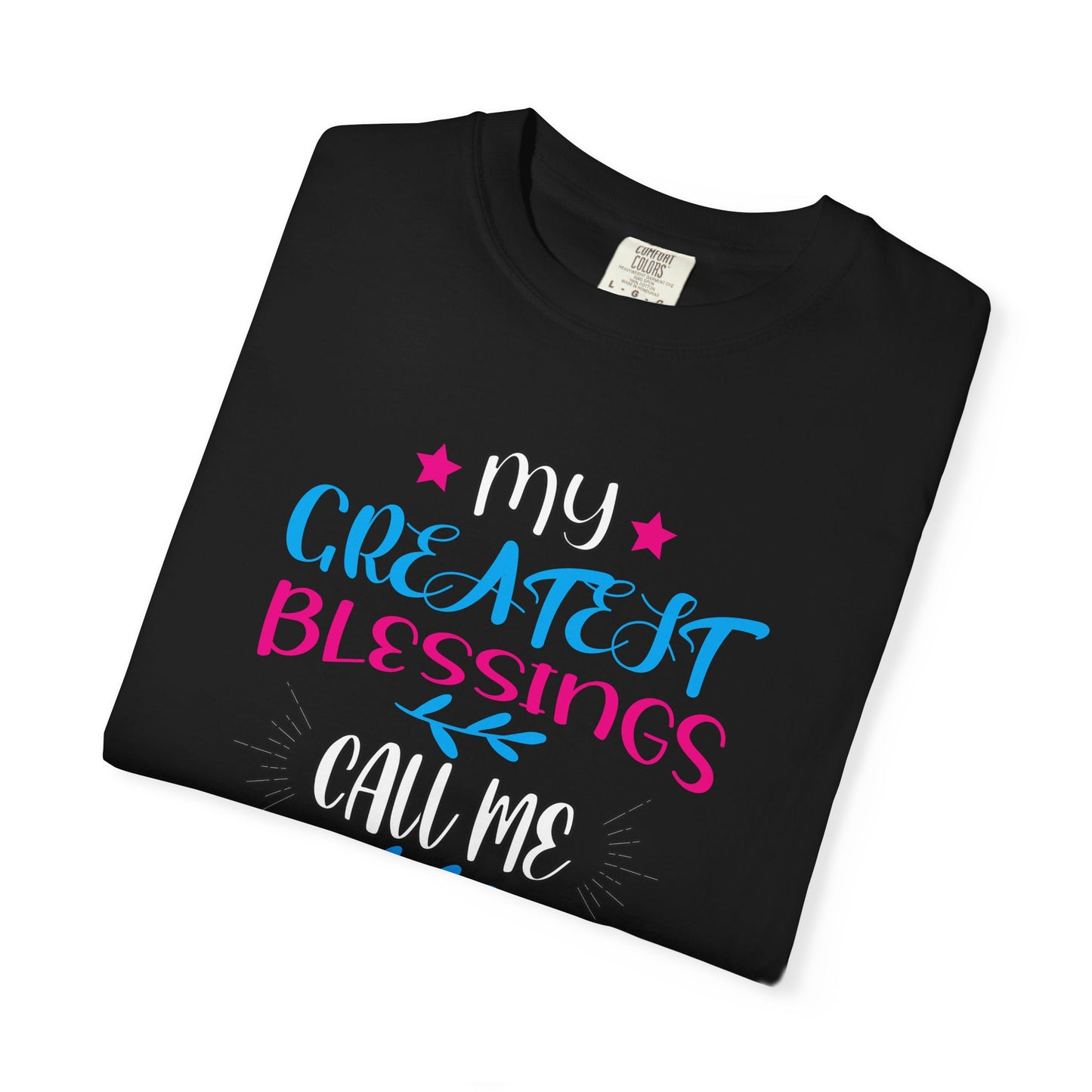 Men's Fatherhood Personalized Blessings T-Shirt