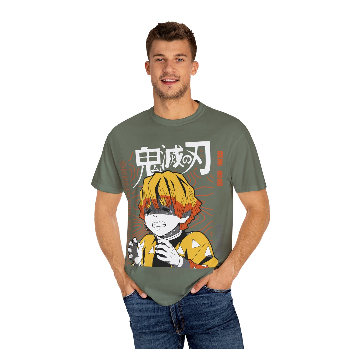 Unisex Anime Demon Slayer Inspired T-Shirt Thunder Breathing