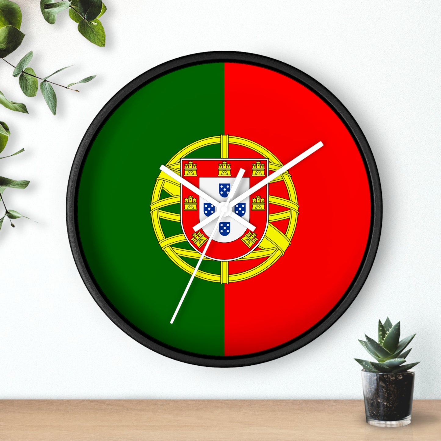 Portuguese Flag Wall Clock - Celebrate Your Heritage at Home