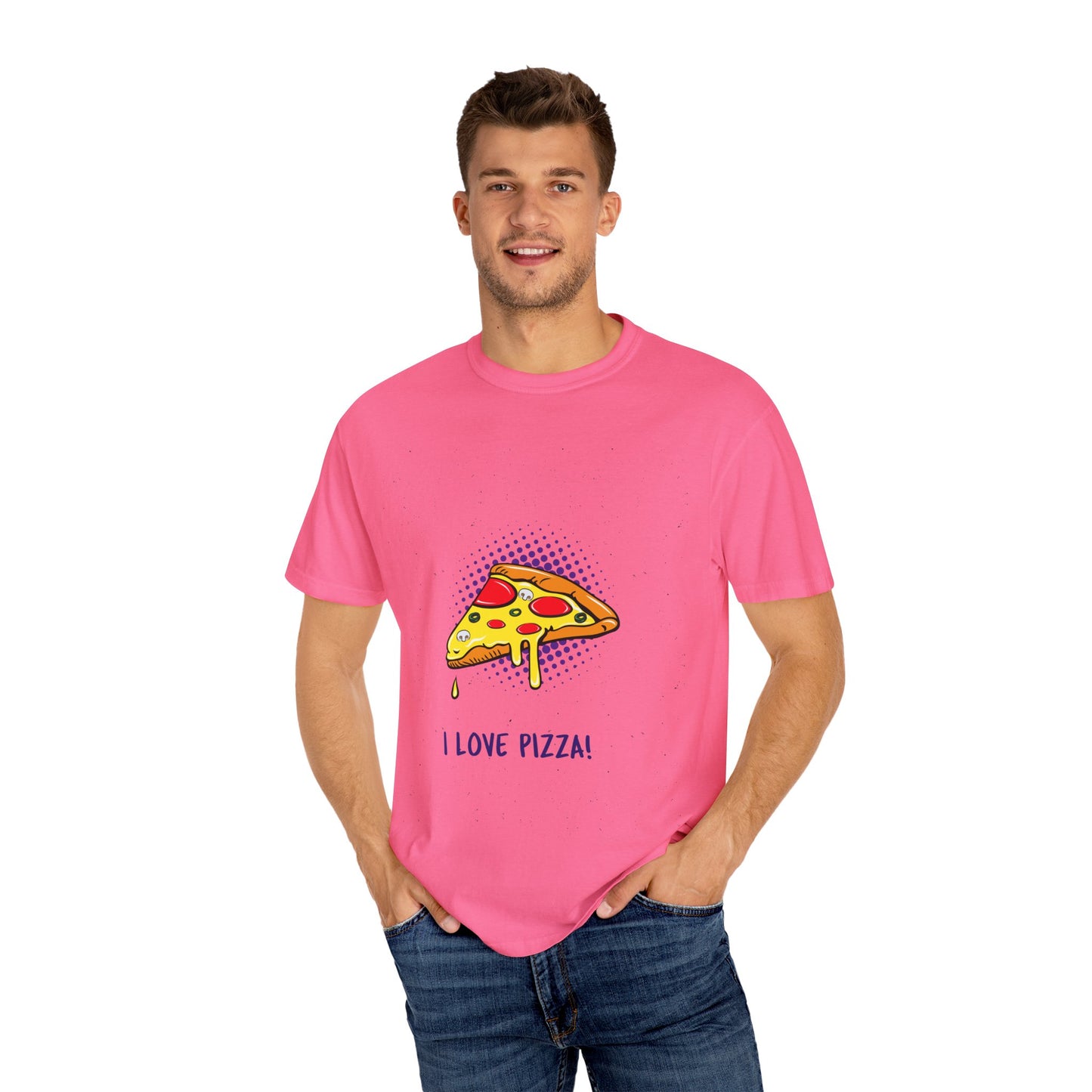 Funny Pizza Lover Unisex T-Shirt - I Love Pizza!