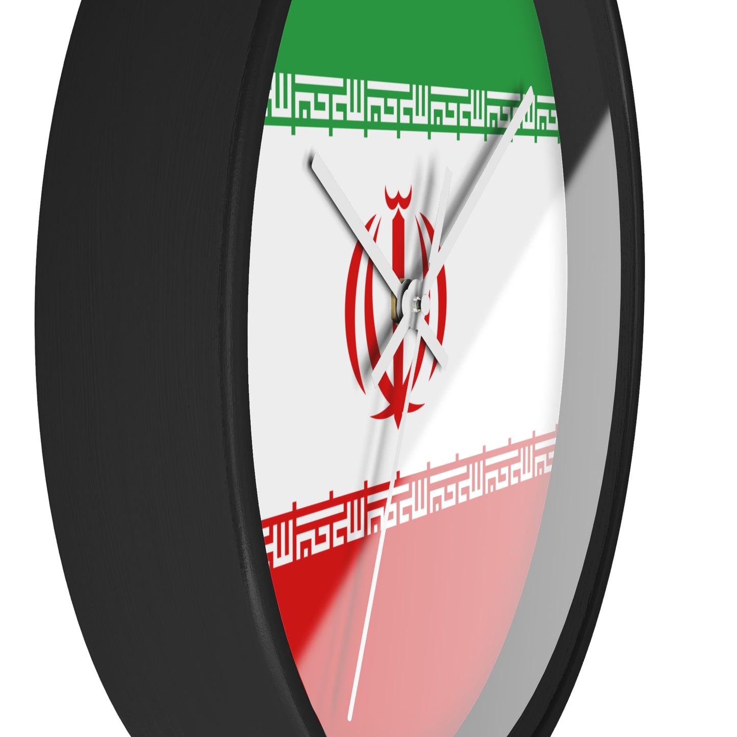 Patriotic Iran Wall Clock - Stylish Home Decor for National Pride