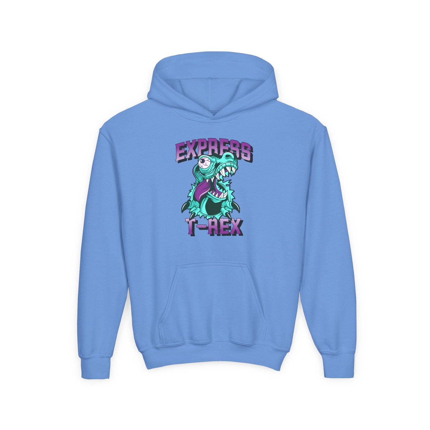 Youth T-Rex Express Hoodie for Boys - Fun & Comfy for Kids