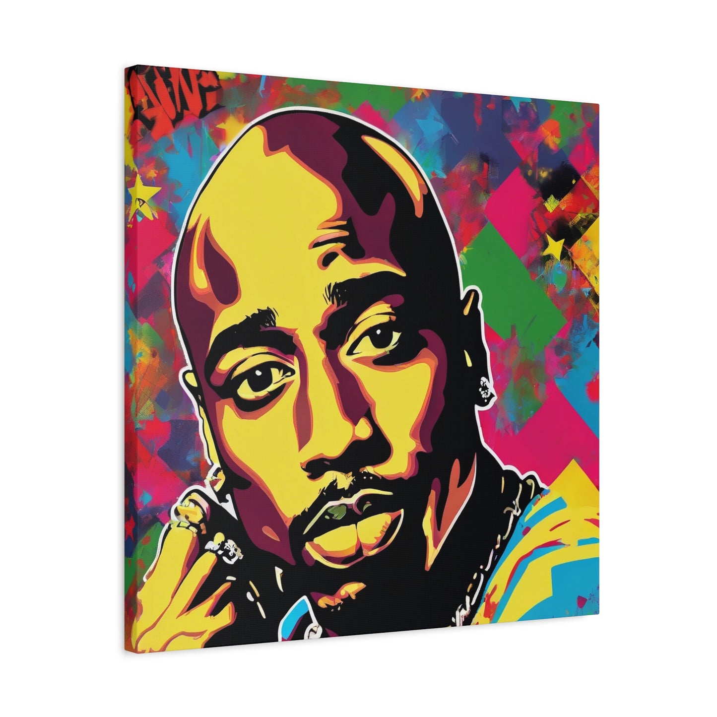 2Pac Matte Canvas, Stretched, 1.25"