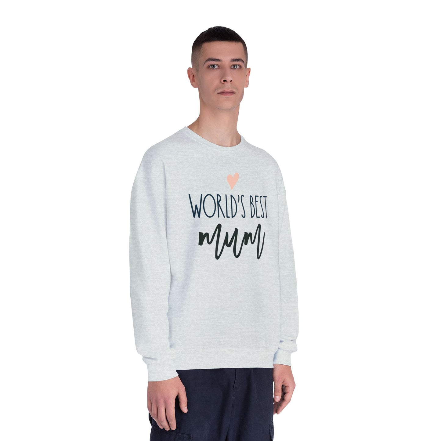 Women's Crewneck Sweatshirt World's Best Mum – Cozy Gift for Mothers