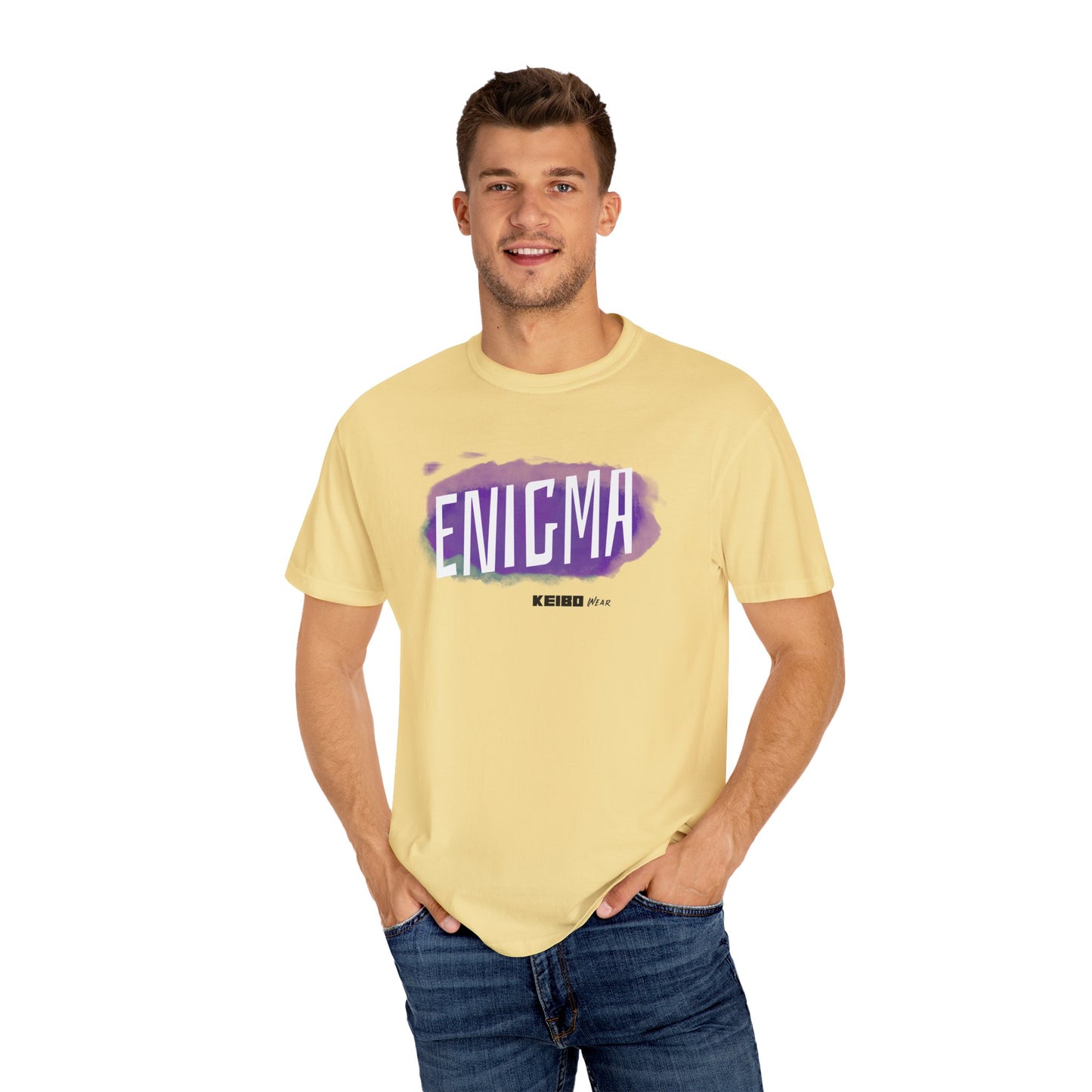 Enigma Unisex Garment-Dyed T-Shirt - Stylish and Unique Casual Wear