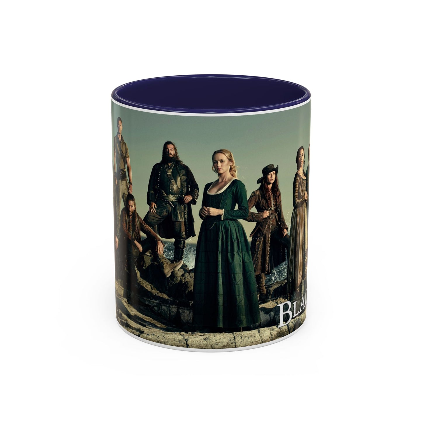 Black Sails Accent Coffee Mug - 11oz & 15oz | For Fans of Adventure & Pirates