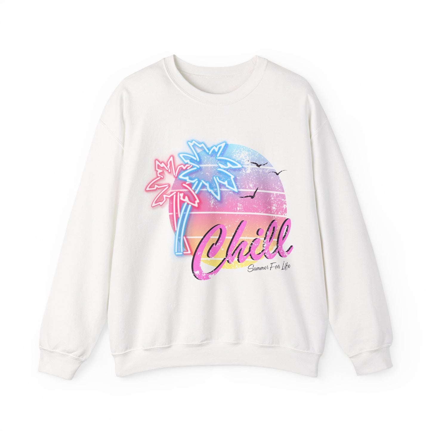 Chill Summer Vibes Unisex Crewneck Sweatshirt