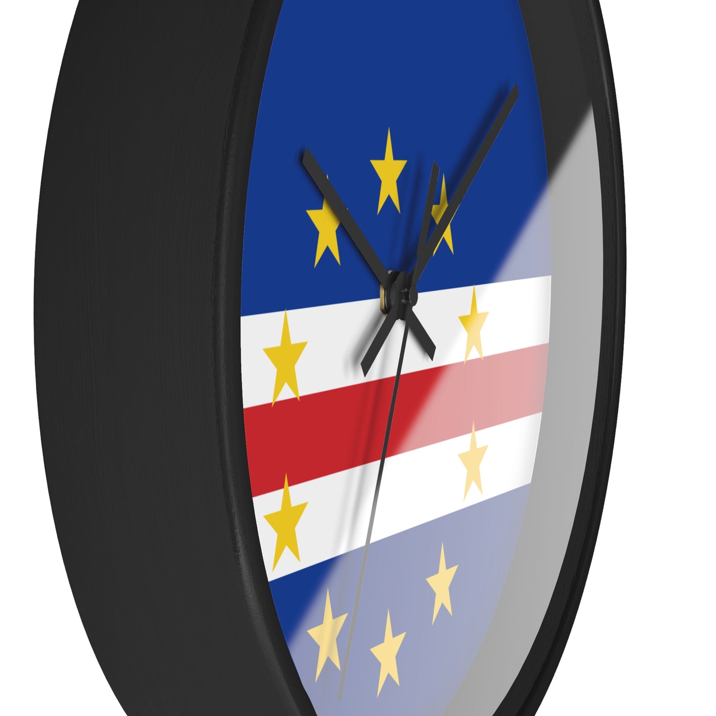 Cape Verde Flag Wall Clock - Modern Home Decor for Timeless Style