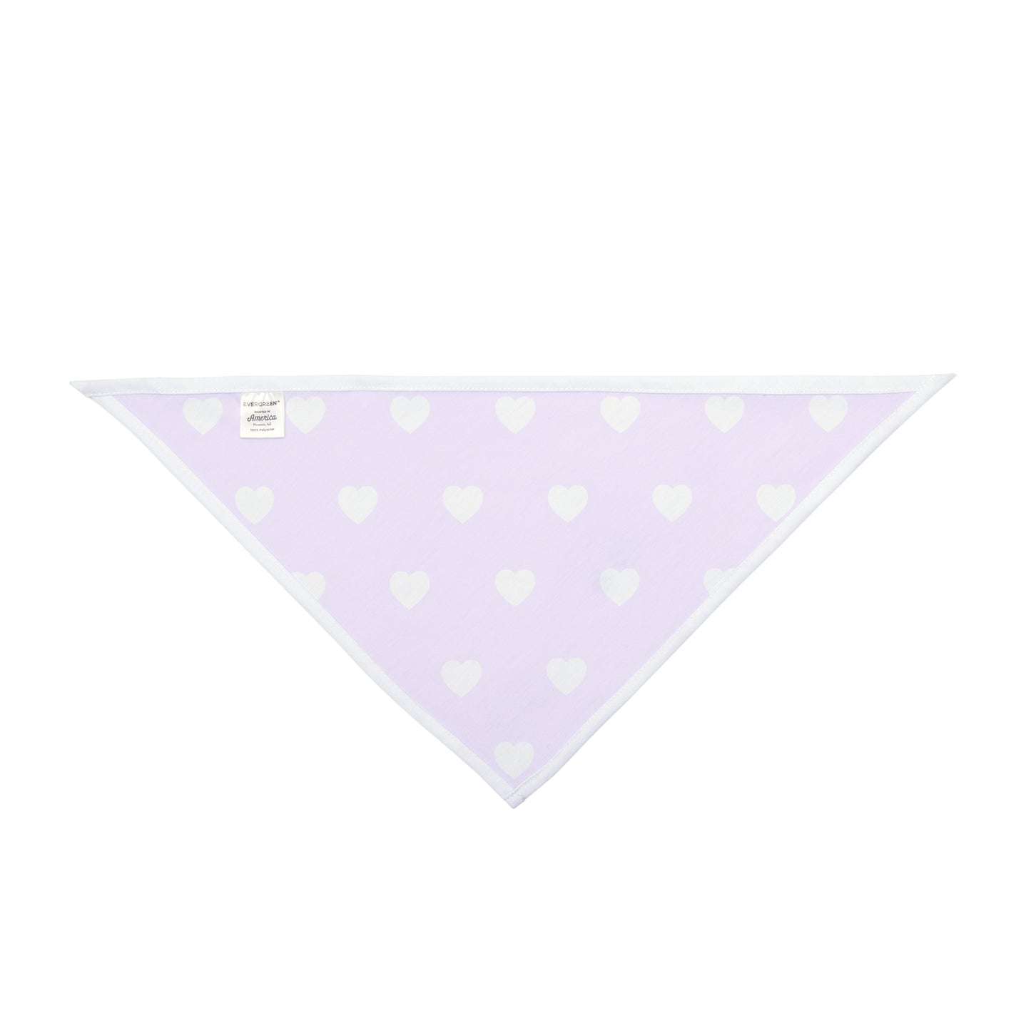 Love Heart Pattern Pet Bandana - Cute Puppy Accessory