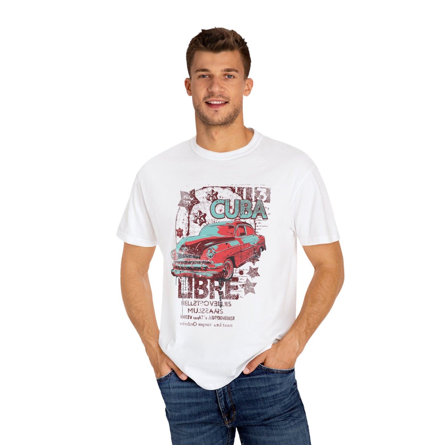 Vintage Car Graphic Retro Cuba Libre Unisex T-Shirt - Classic Automotive Style