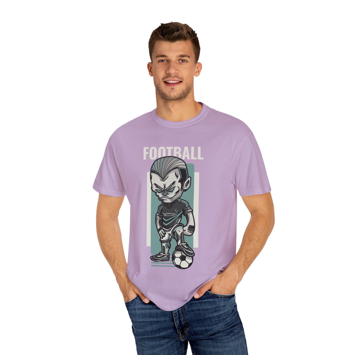 Unisex T-Shirt Football Cartoon erfect Gift for Soccer Fans
