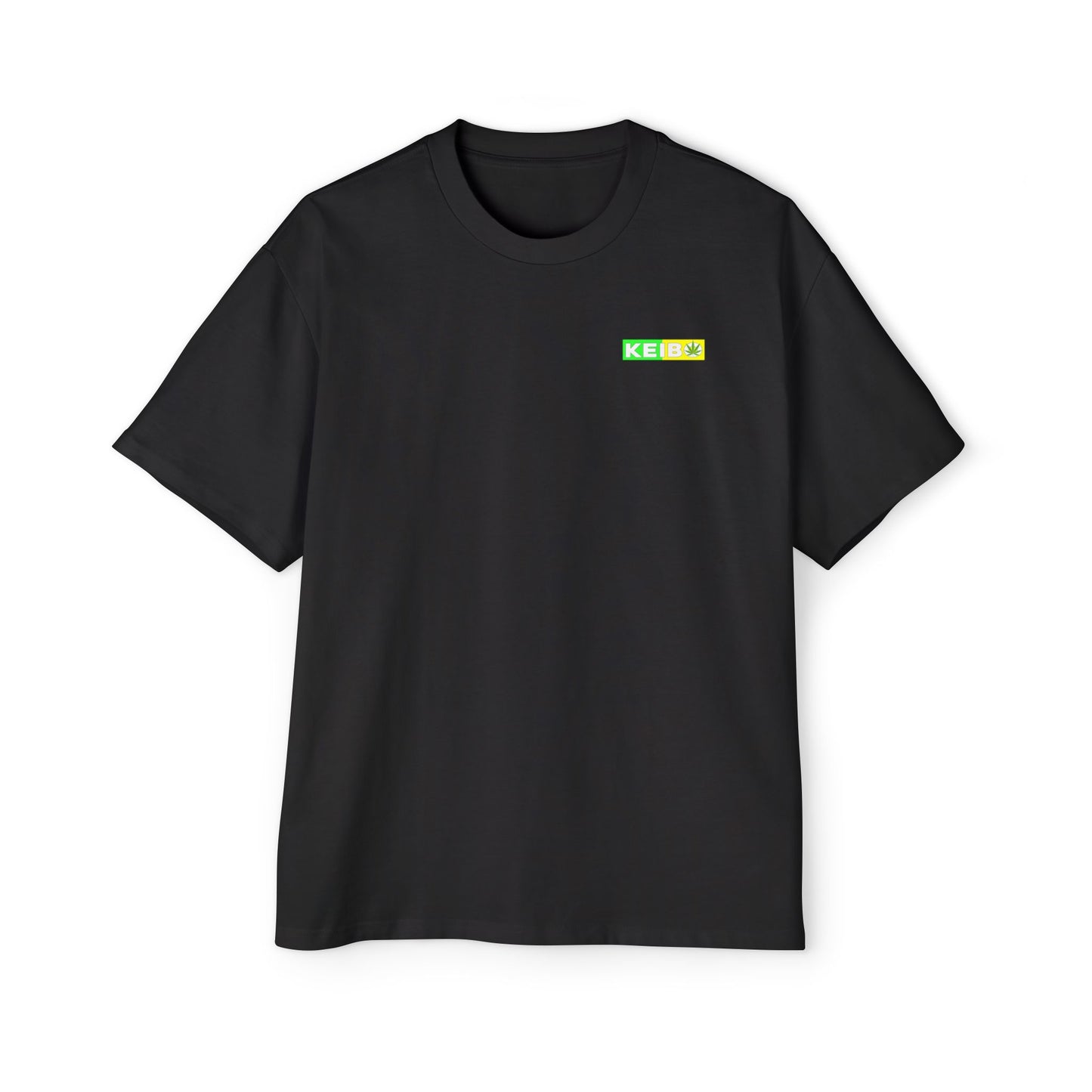 Men's Cannabis Oversized Tee - KEIBO Leaf Design