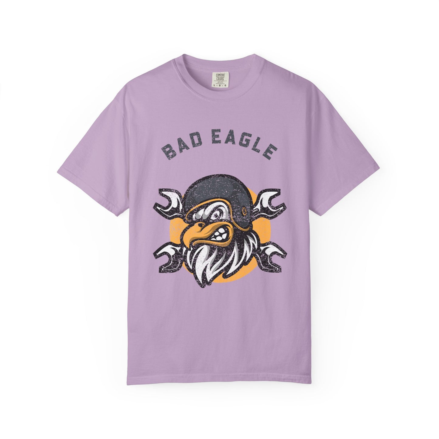 Men T-Shirt Vintage Bad Eagle Design