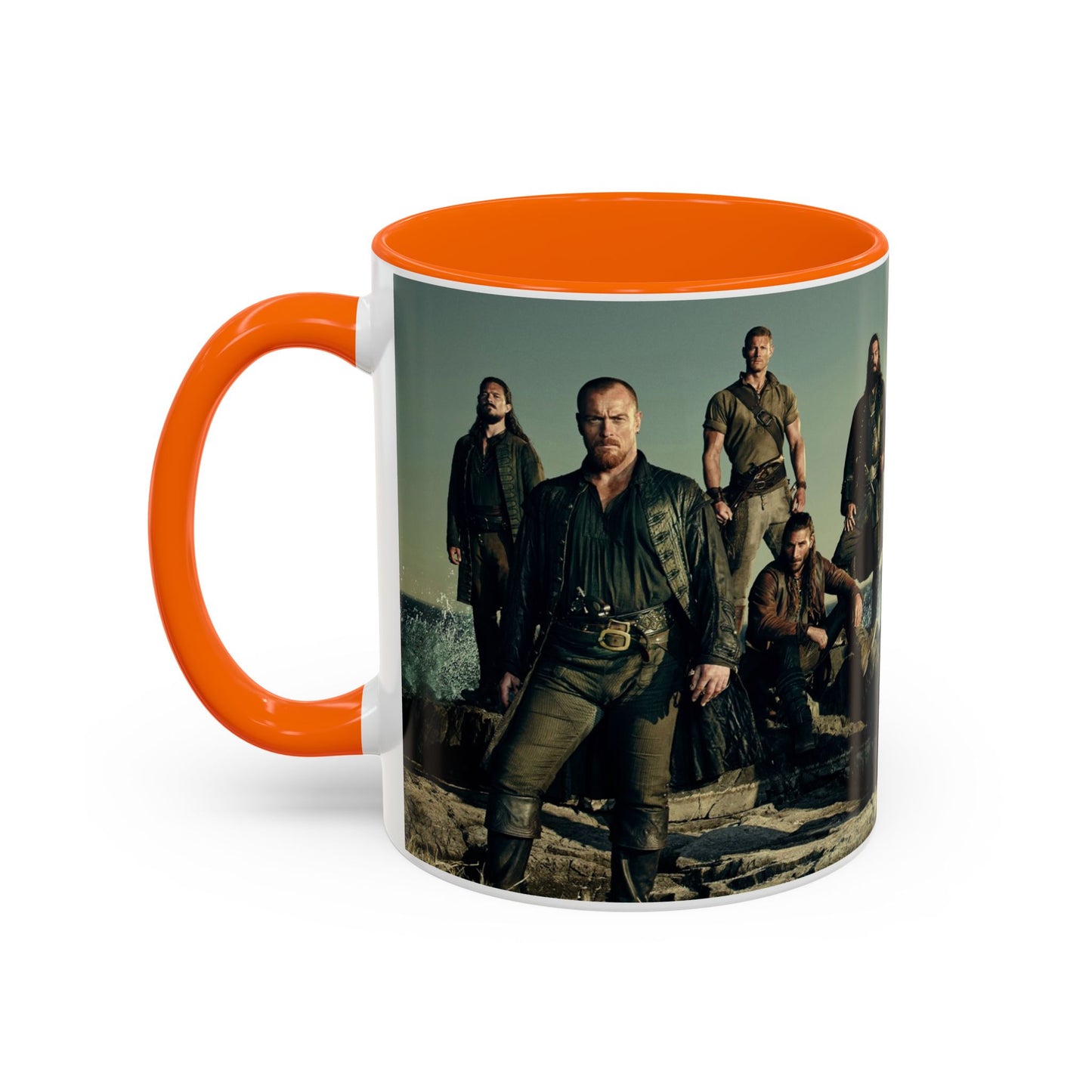 Black Sails Accent Coffee Mug - 11oz & 15oz | For Fans of Adventure & Pirates
