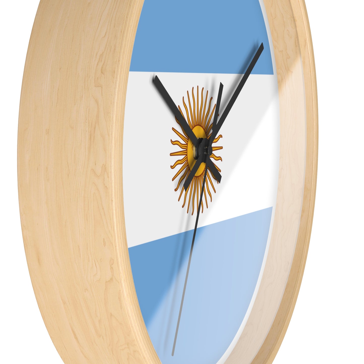 Argentina Flag Wall Clock - Stylish Timepiece for Home Décor