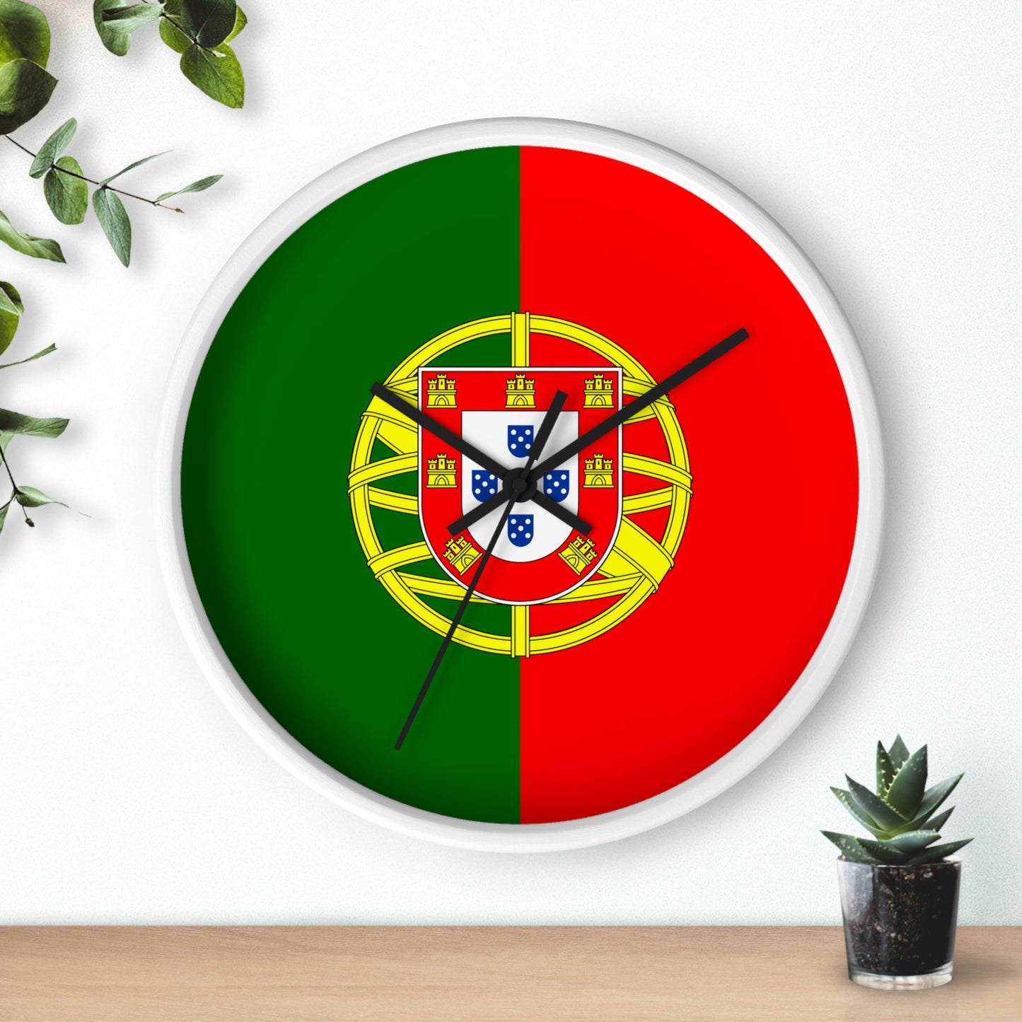 Portuguese Flag Wall Clock - Celebrate Your Heritage at Home