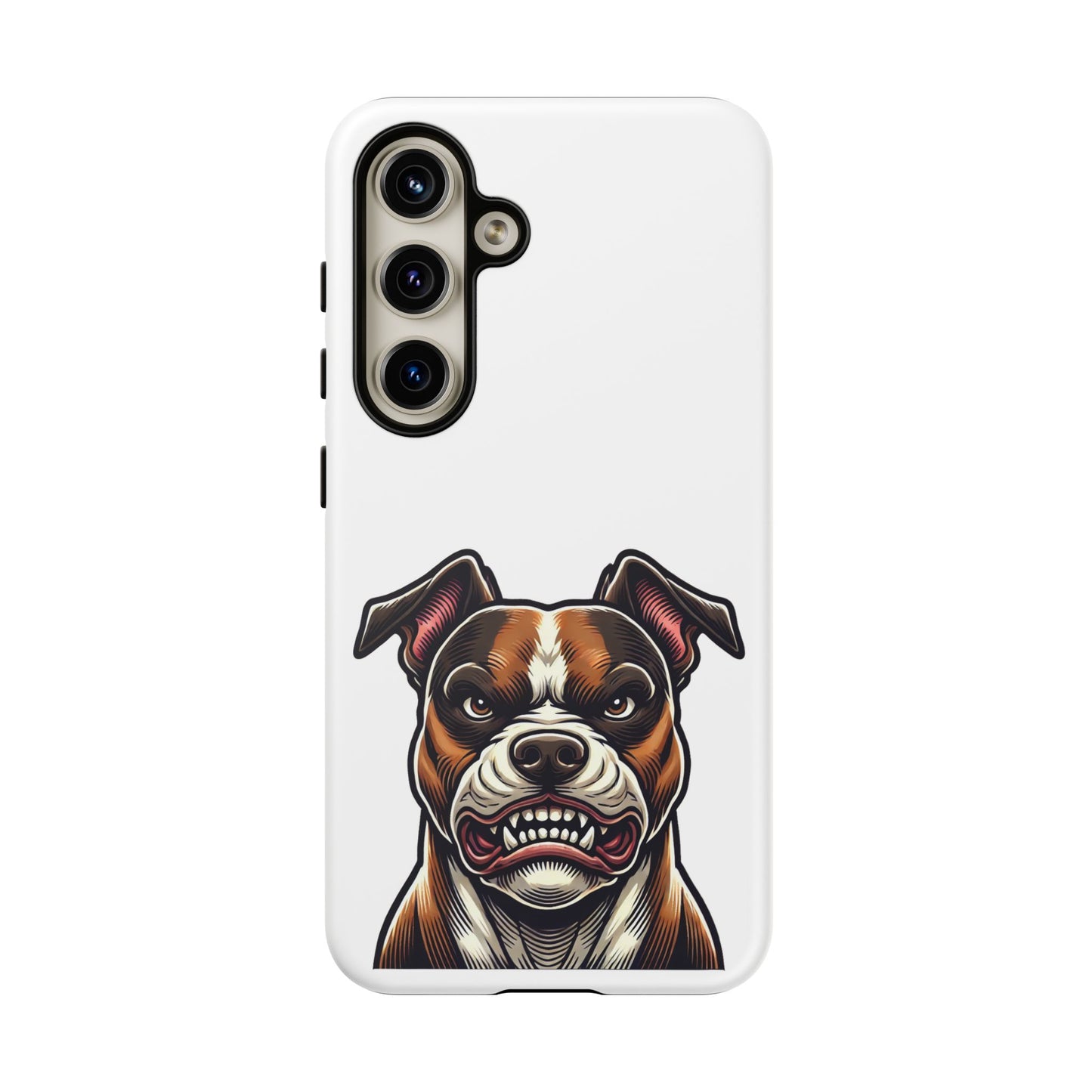 Tough Cases: Pit Bull Design Phone Case for Animal Lovers