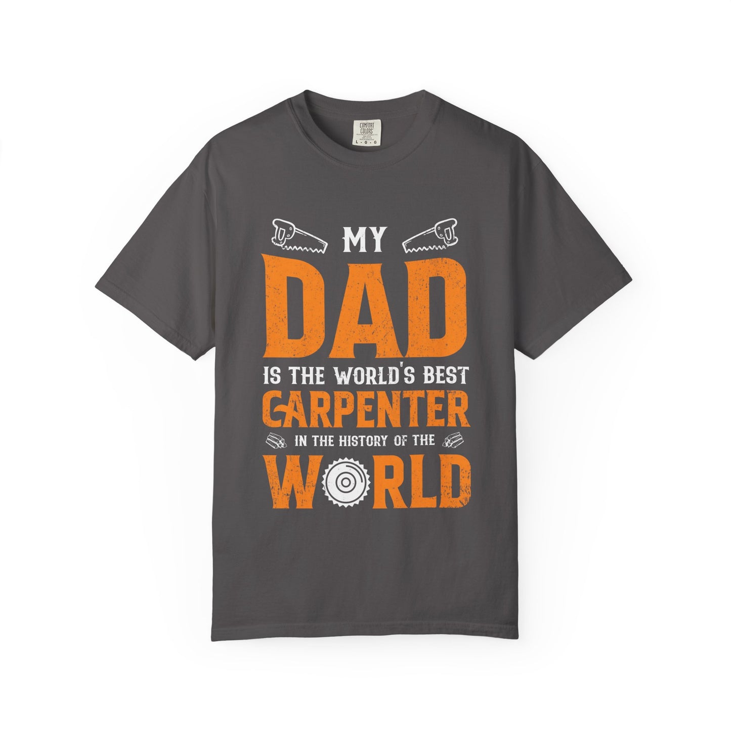 Men's T-shirt World's Best Carpenter Dad Tee for Father's Day
