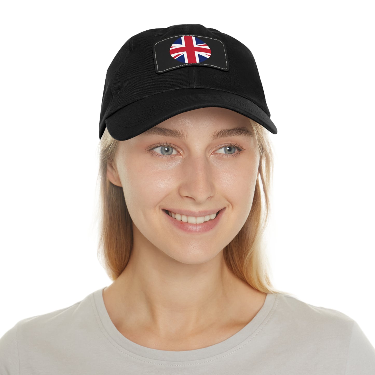 Stylish Dad Hat with Leather UK Flag Casual Fashion for Every Occasion