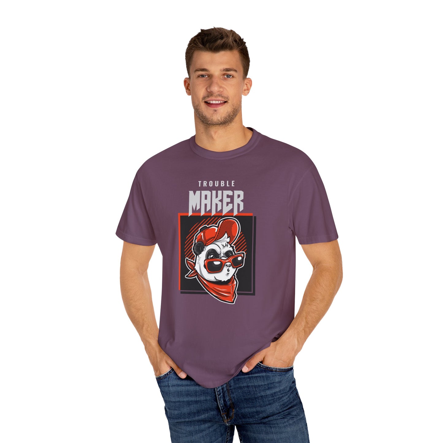 Men's Graphic T-Shirt Trouble Maker Playful & Bold