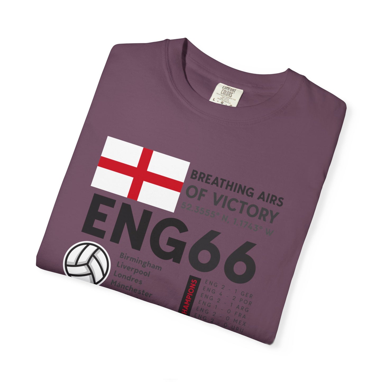 Unisex T-Shirt ENGLAND '66 Breathing Airs of Victory