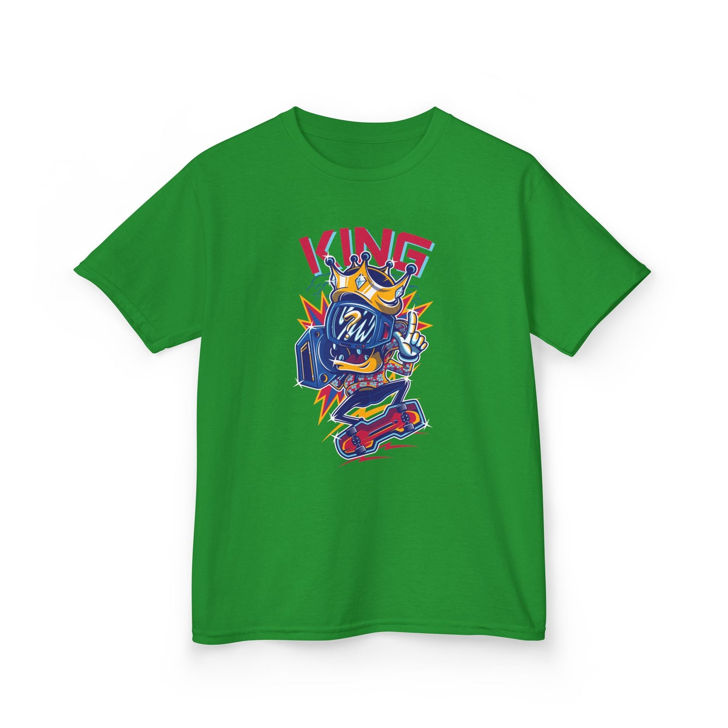 King Kids Tee Fun Graphic Tee for Young Rulers
