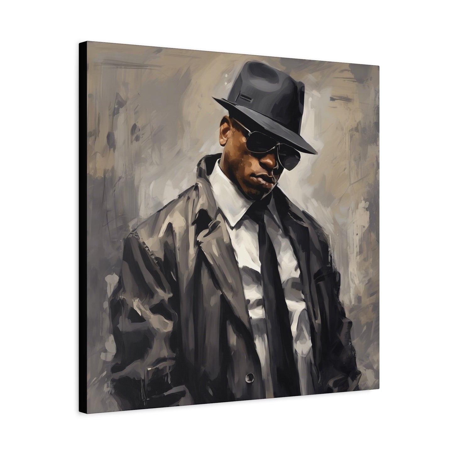 Stylish Canvas Wall Art - Modern Urban Portrait