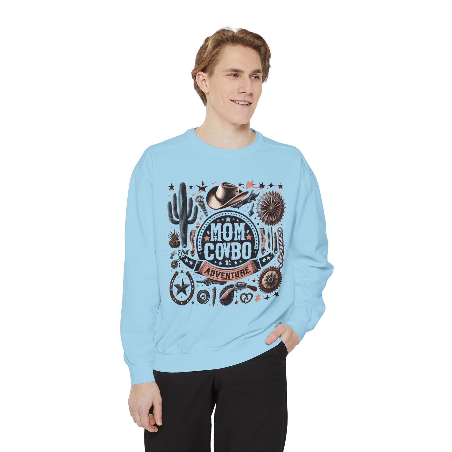 Mom Adventure Cowboy Sweatshirt – Western Lovers Sweatshirt for Moms