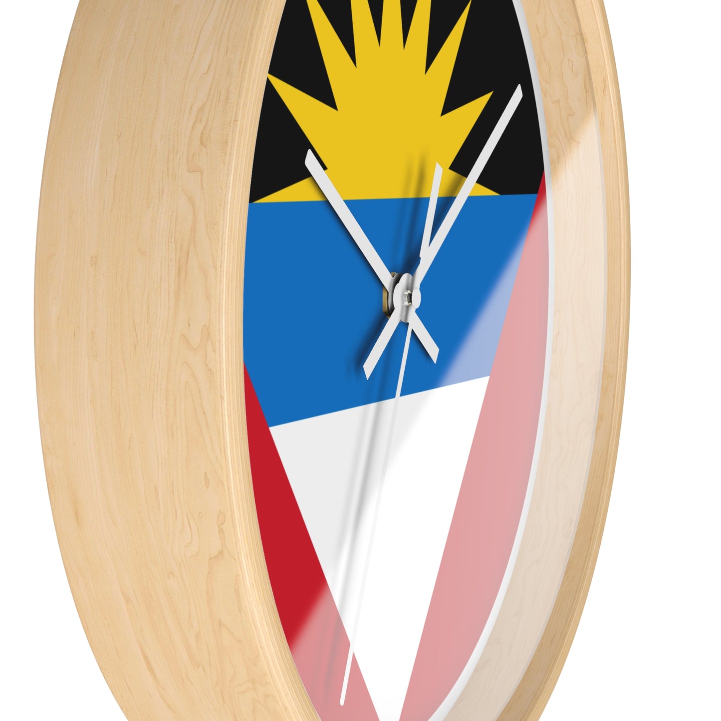 Antiguan Flag Wall Clock - Vibrant Timepiece for Home Decor