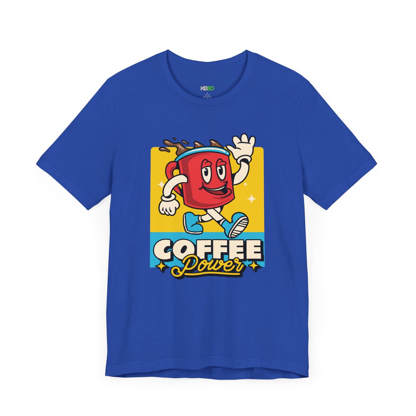 Coffee Power Unisex Jersey Tee - Fun Graphic Shirt for Coffee Lovers