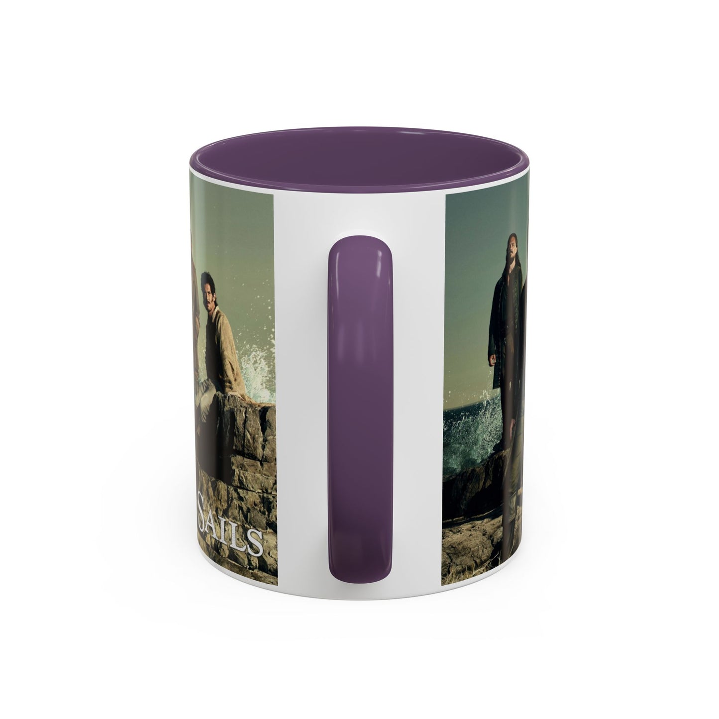 Black Sails Accent Coffee Mug - 11oz & 15oz | For Fans of Adventure & Pirates