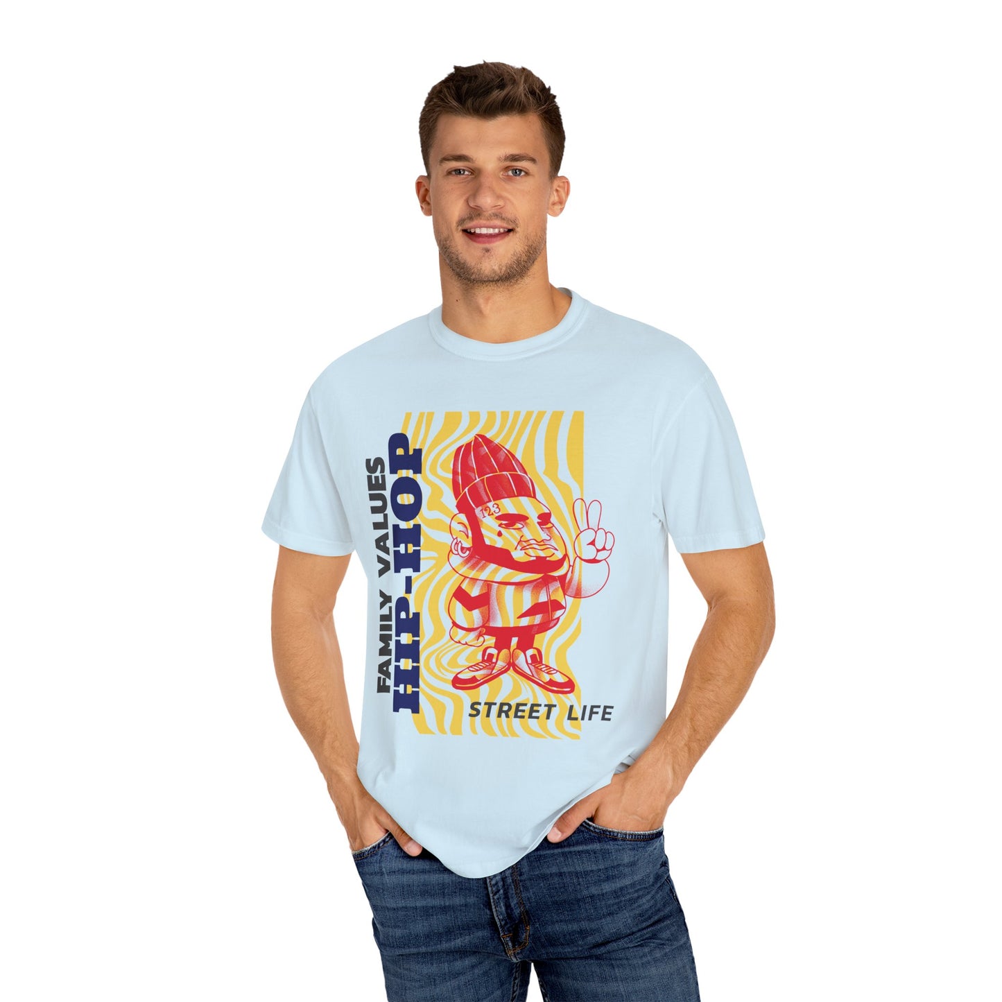Men's Hip-Hop Family Values T-Shirt Street Life Inspired Graphic