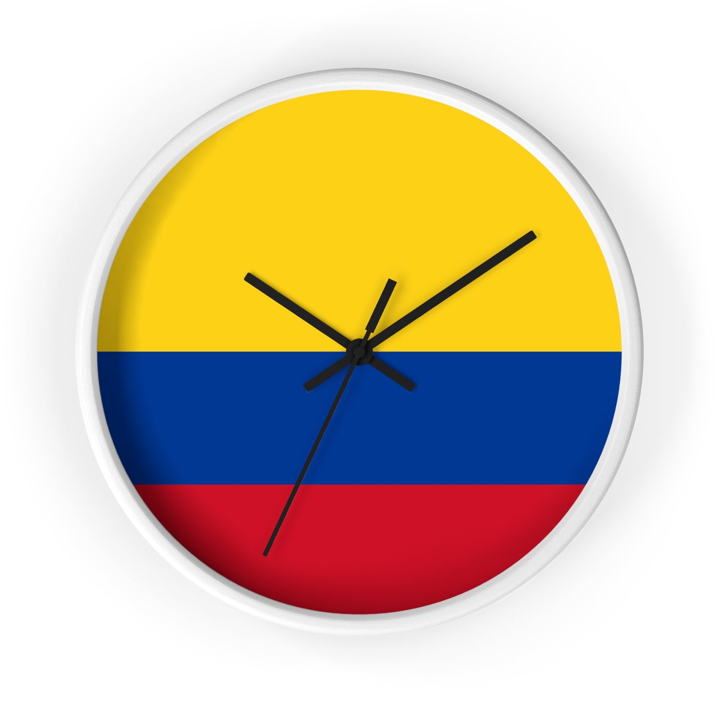 Colombian Flag Wall Clock - Vibrant Home Decoration for Proud Colombians