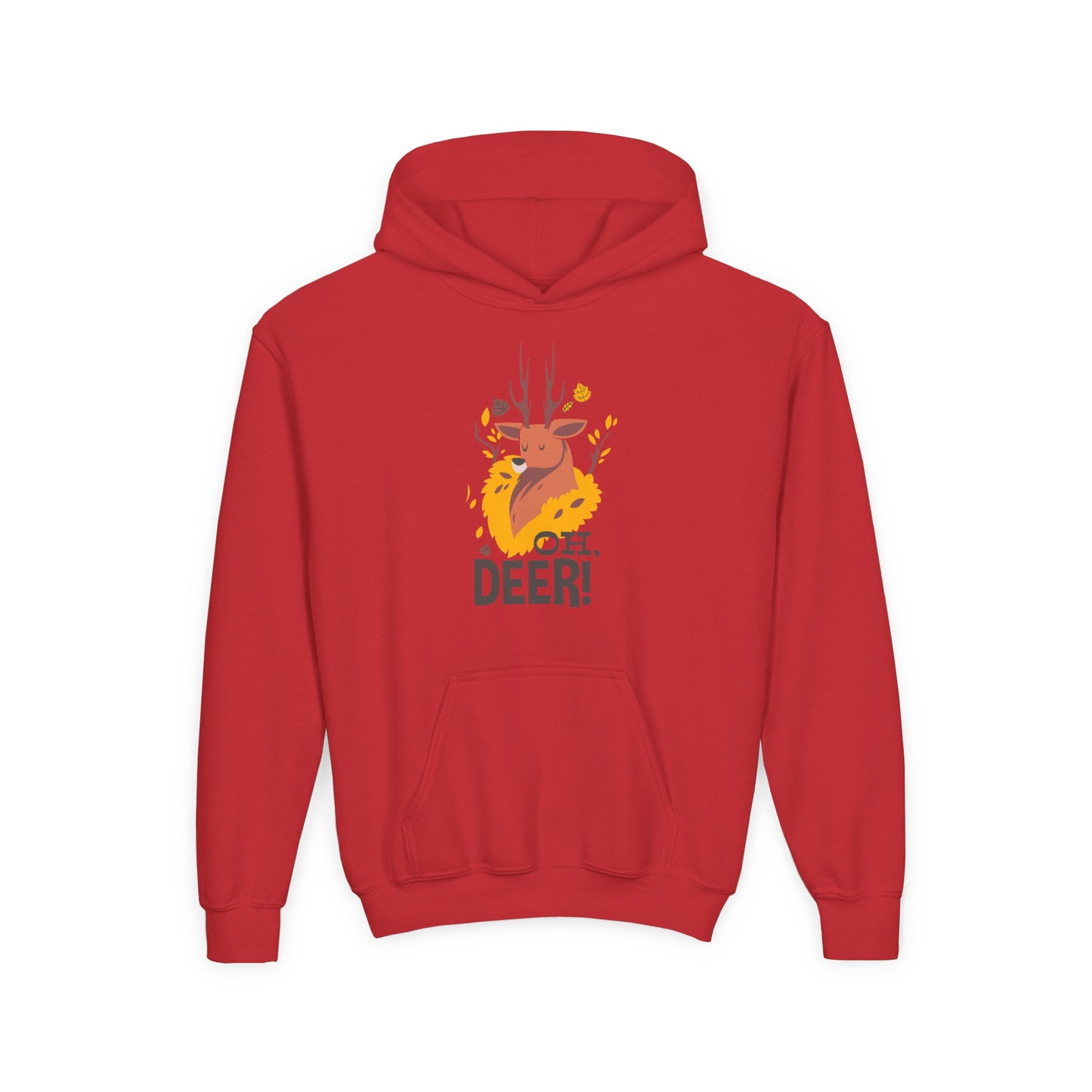 Youth Hooded for Boys "Oh Deer!" Fun Fall