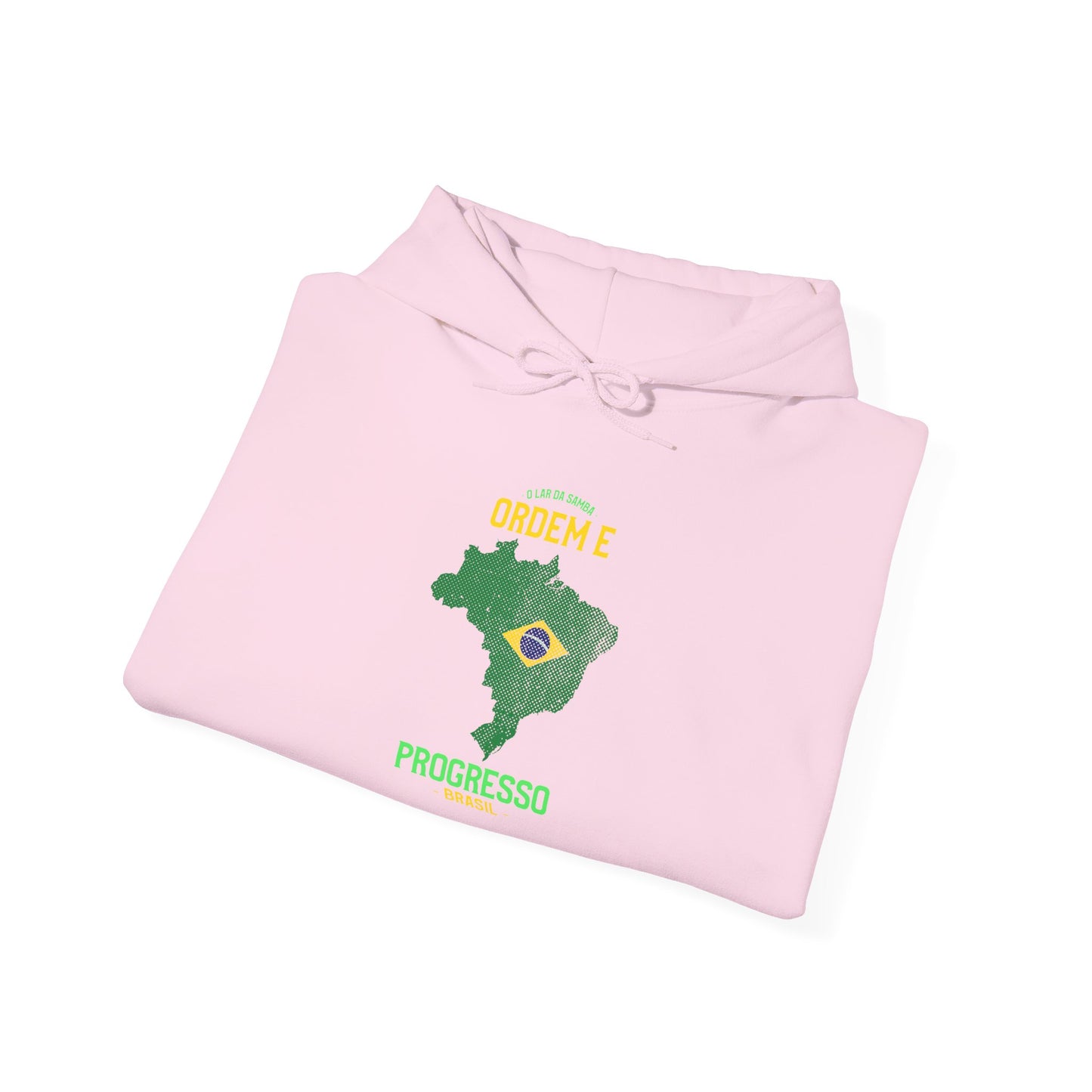 Unisex Hooded Sweatshirt Brazil Inspired 'Ordem e Progresso'